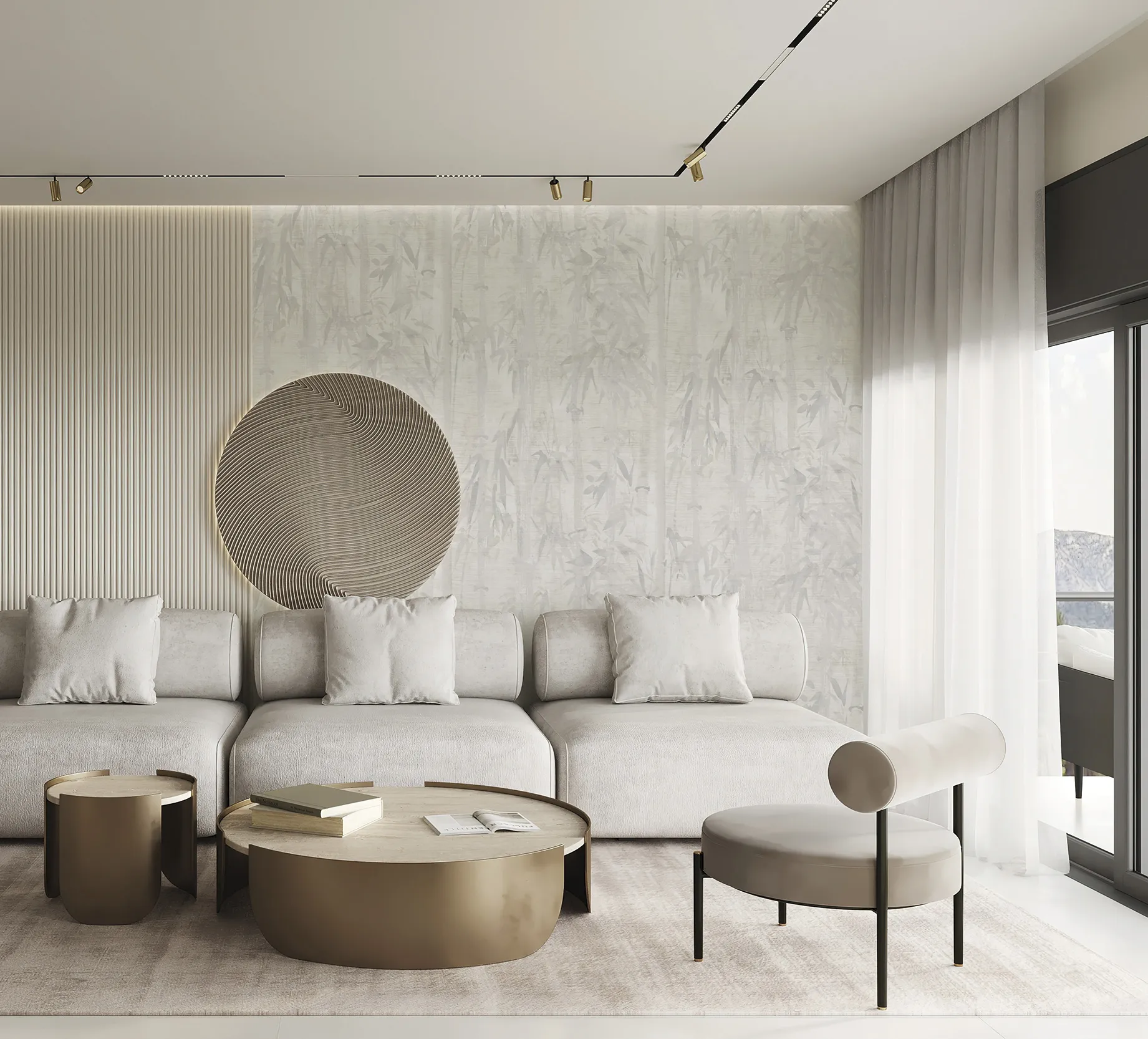 Mystic Forest wallpaper installation, Greater Toronto Area